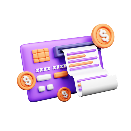 Paiement en ligne  3D Icon