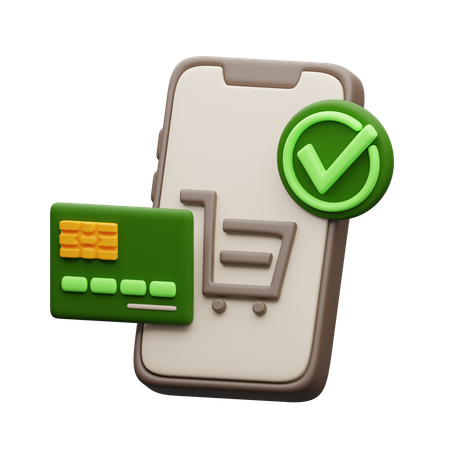 Paiement en ligne  3D Icon