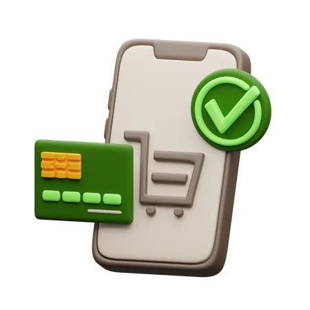 Paiement en ligne  3D Icon