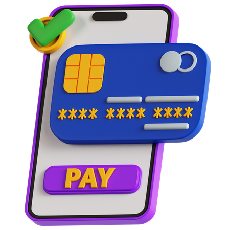 Paiement en ligne  3D Icon