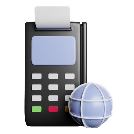 Paiement en ligne  3D Icon
