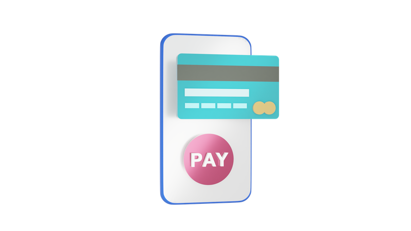 Paiement en ligne  3D Icon