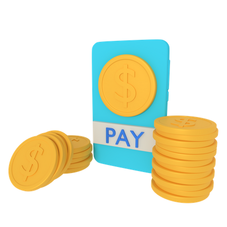 Paiement en ligne  3D Icon