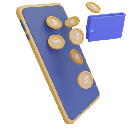 Paiement en ligne  3D Icon