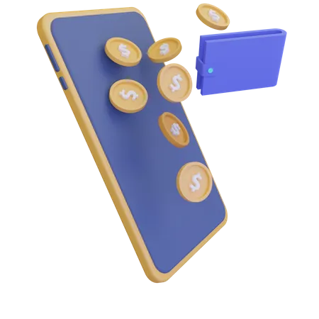 Paiement en ligne  3D Icon