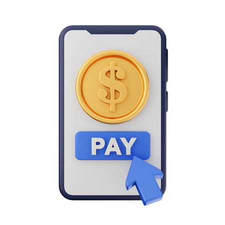 Paiement en ligne  3D Icon