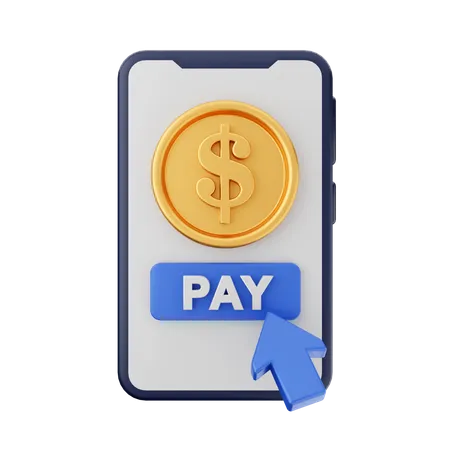 Paiement en ligne  3D Icon