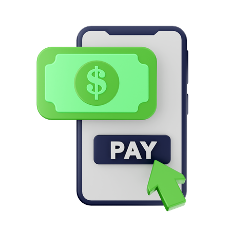 Paiement en ligne  3D Icon