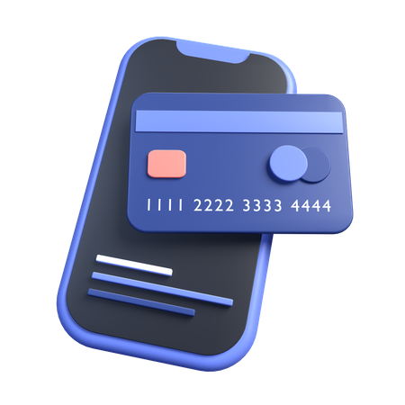 Paiement en ligne  3D Icon