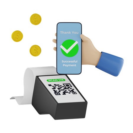 Paiement en ligne  3D Icon