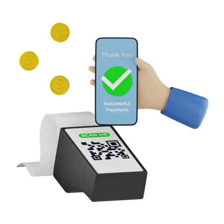 Paiement en ligne  3D Icon