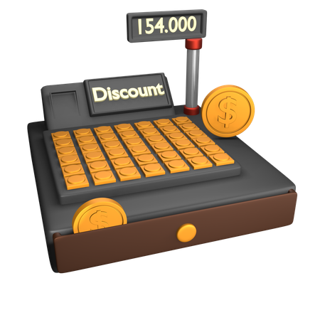 Escompte de paiement  3D Icon