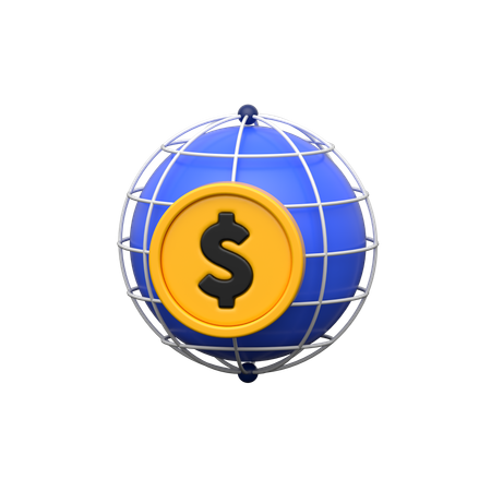 Paiement global  3D Icon