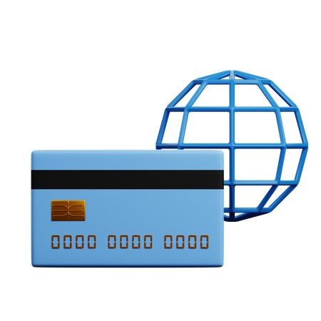 Paiement global  3D Illustration