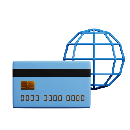 Paiement global  3D Illustration