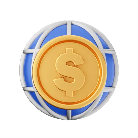 Paiement global  3D Icon