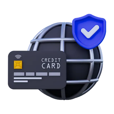 Paiement international  3D Icon