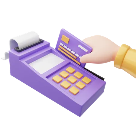 Machine de paiement  3D Icon