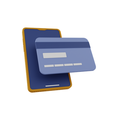 Paiement mobile  3D Icon