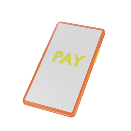 Paiement mobile  3D Icon