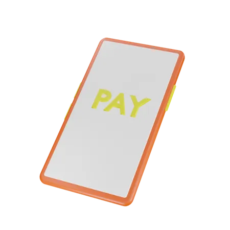 Paiement mobile  3D Icon