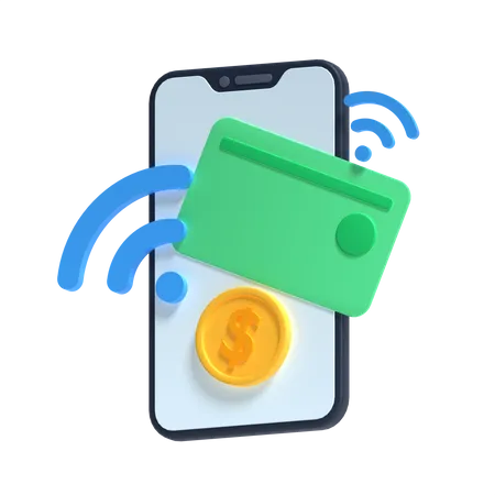 Paiement NFC  3D Icon