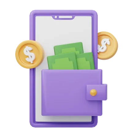 Paiement numérique  3D Icon