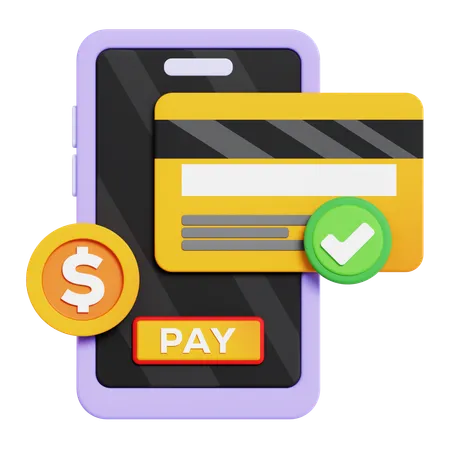 Paiement par carte  3D Icon