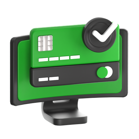 Paiement par carte  3D Icon