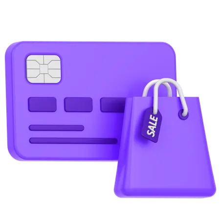 Paiement par carte  3D Icon