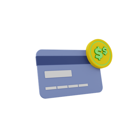 Paiement par carte  3D Icon