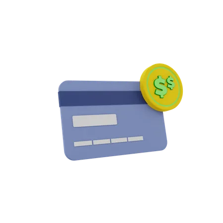 Paiement par carte  3D Icon