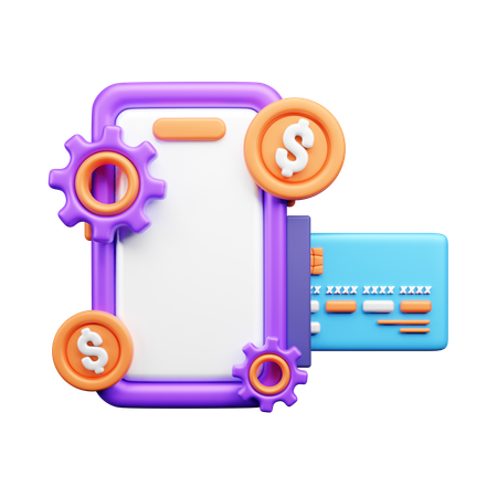 Paiement par carte  3D Icon