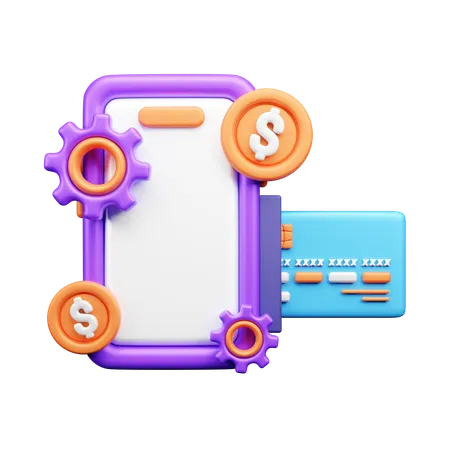 Paiement par carte  3D Icon