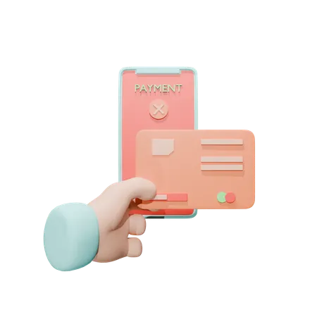 Paiement par carte  3D Icon