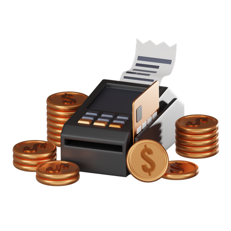 Paiement par carte  3D Icon