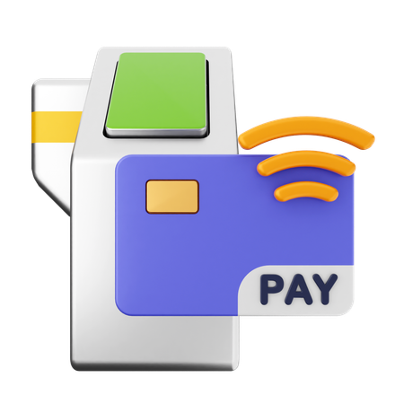 Paiement par carte  3D Icon