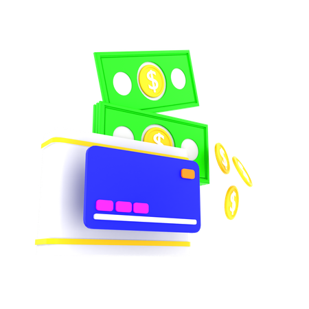 Paiement par carte  3D Icon