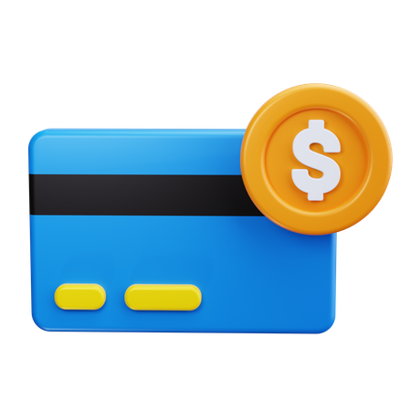 Paiement par carte  3D Icon