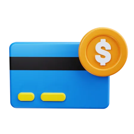 Paiement par carte  3D Icon