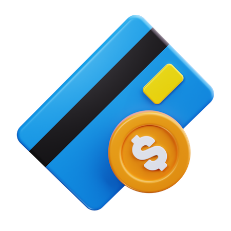 Paiement par carte  3D Icon