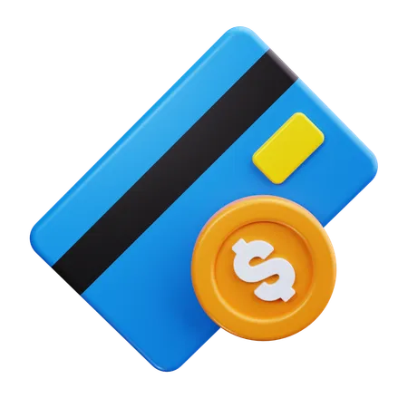 Paiement par carte  3D Icon