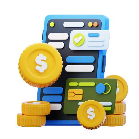 Paiement par carte  3D Icon