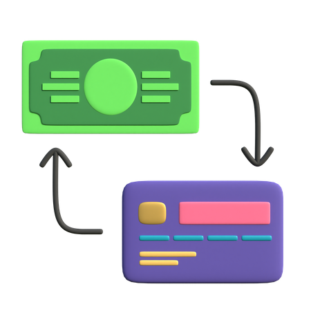 Paiement par carte  3D Icon