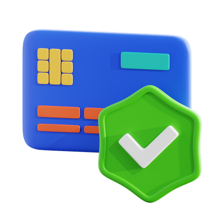 Paiement par carte  3D Icon