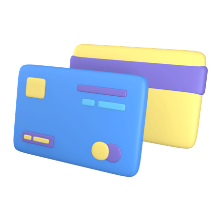 Paiement par carte  3D Illustration