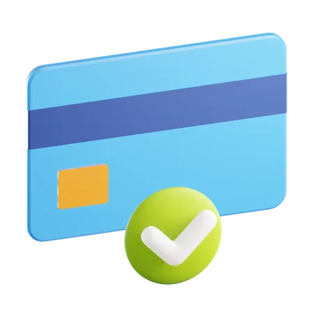 Paiement par carte  3D Icon