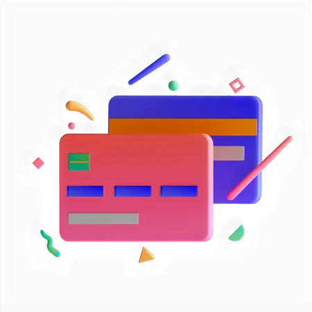 Paiement par carte  3D Icon