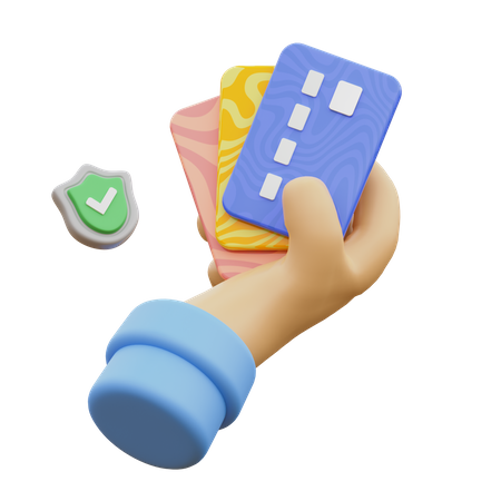 Paiement par carte  3D Icon