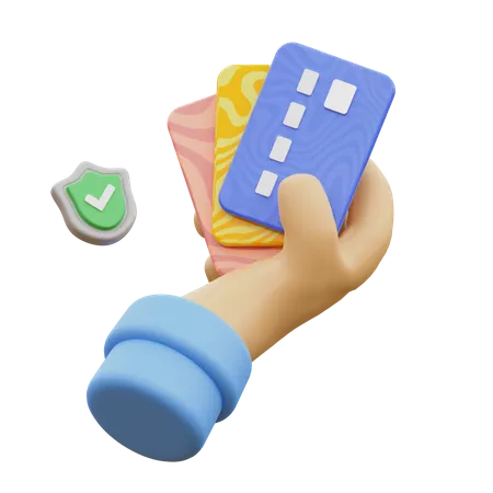 Paiement par carte  3D Icon